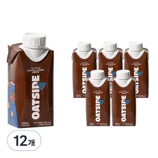 OATSIDE 歐特賽 可可燕麥植物奶, 200ml, 12瓶