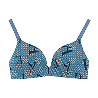 in Blooom 印花樂 BananaPie 無鋼圈內衣-B70 奧黛莉/千鳥藍