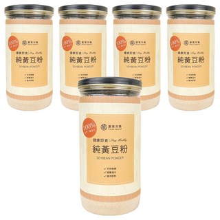 GreenMarket 菓青市集 純黃豆粉, 300g, 5罐