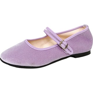 miss jane 女款 絲絨大尺碼平底鞋 1cm