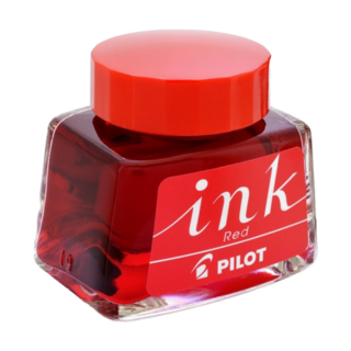 PILOT 百樂 INK-30 鋼筆墨水 30ml, 紅色, 1瓶
