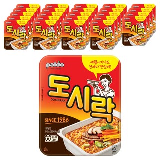 팔도도시락 컵라면 86g, 25개