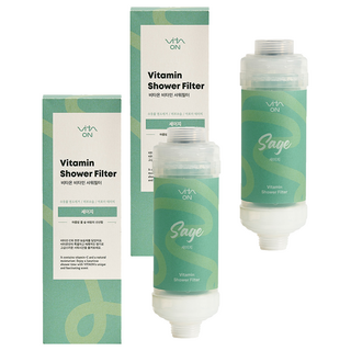 비타온 허브 비타민 샤워필터, 2개, 와일드 세이지