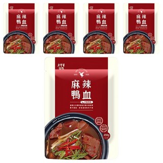 大甲佳旭 麻辣鴨血中藥湯底, 450g, 5包