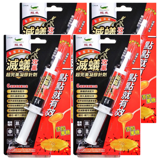 鱷魚 超完美除螞蟻凝膠針劑, 10g, 4支