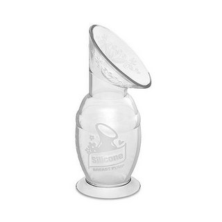 haakaa 真空集乳瓶 100ml - 輕巧便攜 舒適集乳體驗, 透明色, 1入