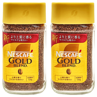 NESCAFE 雀巢咖啡 金牌微研磨咖啡, 120g, 1入, 2罐