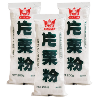 King Foods 王印 片栗粉 馬鈴薯澱粉 200g, 3包