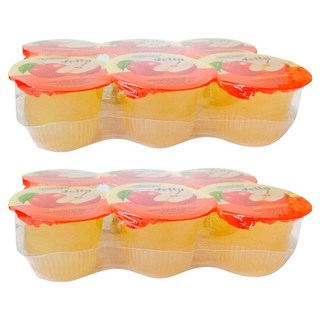 COCON 可康 蘋果風味椰果果凍 708克, 118g, 2組