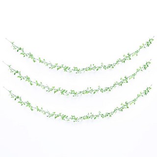 Partyhae 藤蔓室內裝飾掛旗 3入 玫瑰, 3個