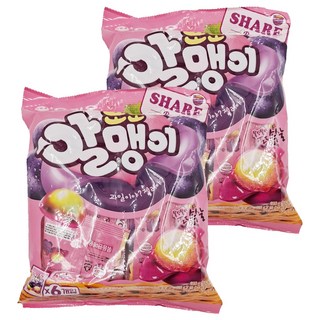 ORION 好麗友 夾心軟糖 葡萄, 216g, 2袋