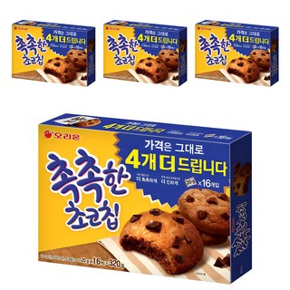 ORION 好麗友 巧克力豆軟餅乾, 320g, 4盒