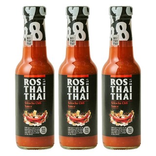 Roast Thai Thai 是拉差辣椒醬, 3個, 280g