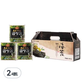 해달음 명품 해남 곱창김 캔 3개입 선물세트, 2세트