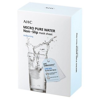 AHC 玻尿酸保濕補水面膜 33ml, 10片, 1盒