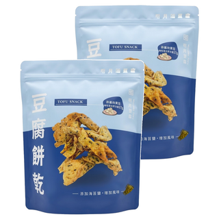 明月豆腐 豆腐餅 海苔口味, 2包, 150g