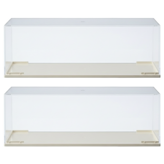 FAmILyLIFE 生活 長形透明展示盒 A-464-2, 透明, 2個