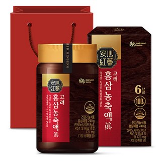 Daesang Well Life 韓國紅參濃縮杜松子酒 + 購物袋, 240g, 1組