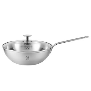 EDELKOCHEN VOLA 5層不鏽鋼316不沾炒鍋+玻璃鍋蓋, 26*8.2cm, 1個