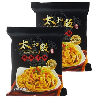 太和殿 麻辣拌麵, 獨家一品辣醬秘方, 黃金麥穗製成手工麵體, 份量十足鹹香美味, 2包