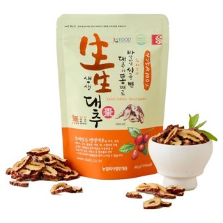 생생대추 국산 대추칩 슬라이스, 1개, 40g