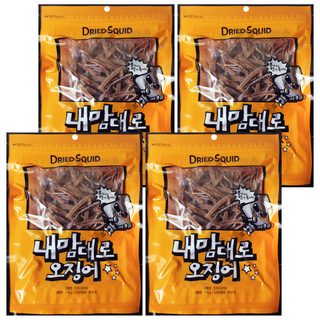 魷魚條, 4包, 110g