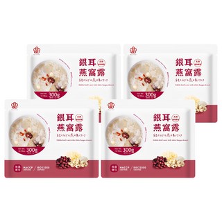 大甲佳旭 銀耳燕窩露 添加燕窩、木耳 無添加色素及香料, 300g, 4包
