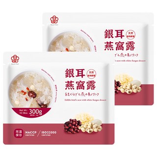 大甲佳旭 銀耳燕窩露 添加燕窩、木耳 無添加色素及香料, 300g, 2包