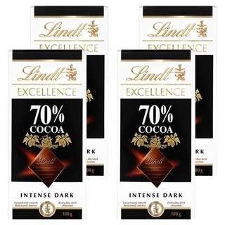 EXCELLENCE 卓越系列黑巧克力 70%款, 100g, 4盒