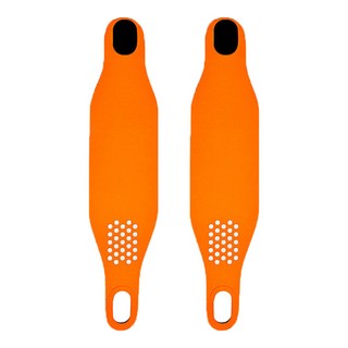 QIDINA 彈力包覆加壓親膚手腕支撐護腕 A, 橘黑色, 2雙