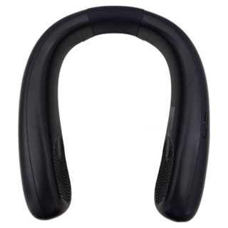 OMG USB數顯強勁降溫無葉掛脖風扇/輕量靜音隨身風扇, N50, 深藍色