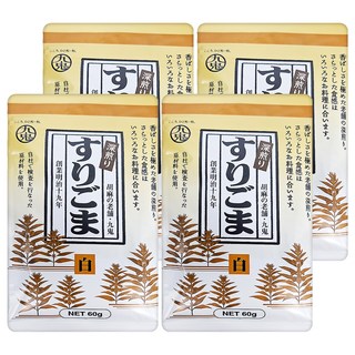 九鬼 深煎白芝麻粉 2503, 60g, 4包