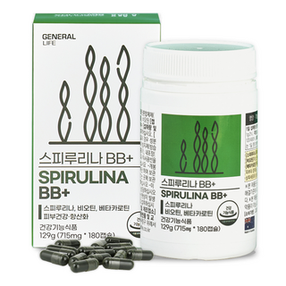 GENERAL LIFE 螺旋藻BB Plus膠囊, 180顆, 1罐