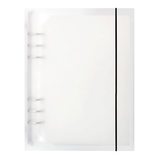 There's A5硬殼6孔收藏活頁夾 (含30張內頁), 1個, 透明