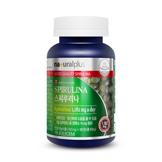 naturalplus 螺旋藻錠, 180顆, 1罐