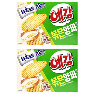 ORION 好麗友 預感香烤洋芋片 非油炸 洋蔥口味, 204g, 2盒