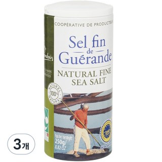 Le guerandais 給宏得 托盤細海鹽, 3個, 250g