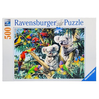 Ravensburger 維寶 拼圖 Set 500片 樹上無尾熊, 1盒
