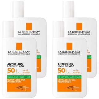 LA ROCHE POSAY 理膚寶水 台灣公司貨 安得利控油防曬液, 50ml, 4瓶