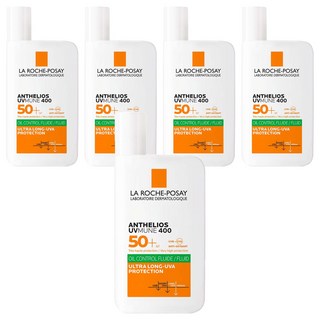 LA ROCHE POSAY 理膚寶水 台灣公司貨 安得利控油防曬液, 50ml, 5瓶