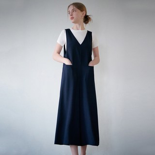 ZERO STREET V領吊帶褲