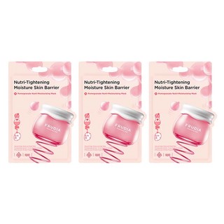 FRUDIA 超級網紅 石榴保濕彈潤面膜 含石榴萃取物、腺苷、水果籽油、維生素E, 1片, 3組