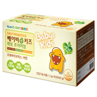 Nutri D-DAY 孩童優質乳酸菌隨身包, 60g, 1盒