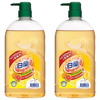 白蘭 活力鮮柚洗碗精, 1kg, 2瓶
