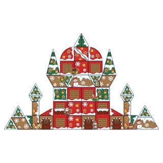 KiKimmy 聖誕驚喜磁力片積木套裝, 70片, 1盒