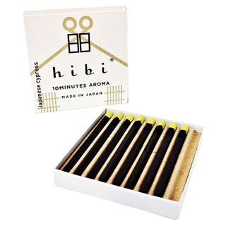 hibi 薰香 Set 8支 檜木 日本製造 10分鐘
