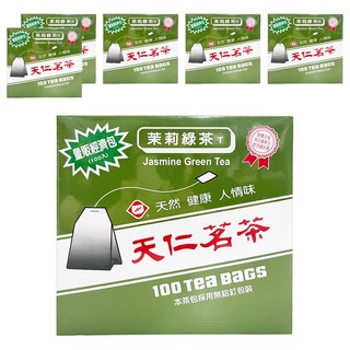 天仁 茉莉綠茶, 1.5g, 100包, 6盒