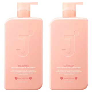 J'SOOP 絲綢角蛋白潤髮乳 蜜桃香, 2個, 1L