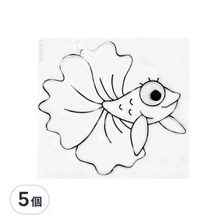 AMOS 阿摩司 壓克力模型版 鬥魚 S97 小款, 5個