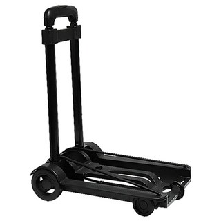 FOSO 輕便型摺疊手推車，伸縮拉桿設計，萬向輪靈活移動，購物旅行搬家好幫手, 1個